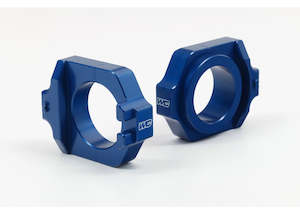Axle Blocks: Elite Honda CRF250R/CRF450R 2015-23 Axle Blocks - Blue