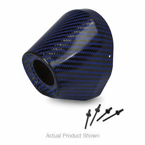 Blue Carbon End Cap 1.75" Hole