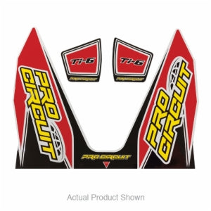 Decals: Ti-6 Exhaust Decal Kit - Red