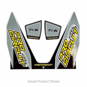Ti-6 Exhaust Decal Kit Gray
