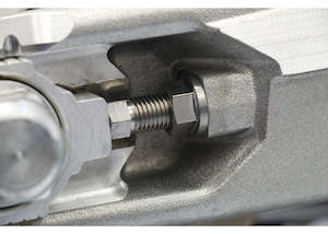 Axle Blocks: WC KTM / Husqvarna Titanium Axle Block Adjuster Bolts & Nuts ( Pair )