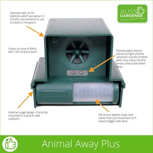 Animal Away Plus Ultrasonic Pest Scarer - that actually works!