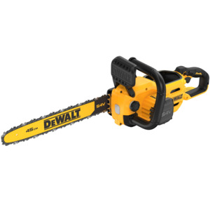 Gardening Power Tools: SKIN Only - DeWalt 54V FlexVolt Li-ion Cordless Brushless 450mm (18") Chainsaw DCMCS574N-XE