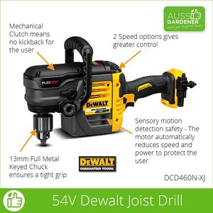 Dewalt 54V XR Flexvolt Stud & Joist Drill-Bare
