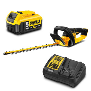 Dewalt: DeWalt DCMHT563P1-XE 18V 5.0Ah XR Li-ion Cordless Brushless 550mm (21-1/2") Hedge Trimmer Combo Kit
