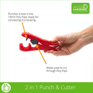 2 in 1 Irrigation Punch & Poly Pipe Cutter