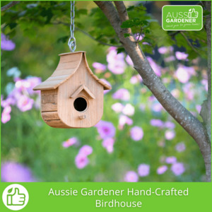 Aussie Gardener Hand-Crafted Birdhouse 'Abigail'