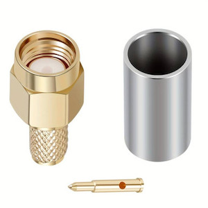 Products: SMA Male Connector for RG-58 / L-195 Coaxial Cable