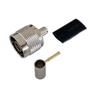N Male Connector for L-240 Coaxial Cable