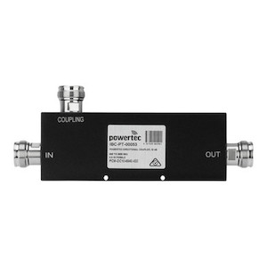 Powertec RF Directional Coupler, 10 dB, 698 to 3800 MHz, 4.3-10 Female, 155 dBc