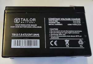 All: Tailor Battery 12V 7.5Ah Lead Acid Battery