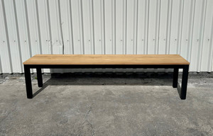Lyndo outdoor teak bench - A grade teak