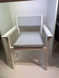 CLASSIQUE Aluminium and Sling Cushion Dining Armchair by MAIORI - 70% OFF - LIMITED STOCK