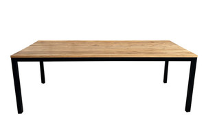 Lyndo Outdoor Dining table- A grade Teak and Aluminium SAVE 40%