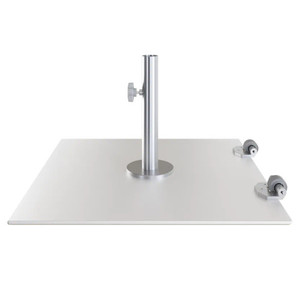 Products: Shade7 Premium Wheeled Galvanized Umbrella Base in Steel 25kg + 20kg extra weight = 45kg