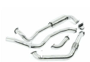 Exhaust Components: Toyota Landcruiser 80 Series (1990-1998) 4.2L 1HDT & 1HDFT 3" Stainless Exhaust Upgrade