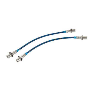 Brake Upgrades And Replacements: Toyota Hilux (2005-2015) CalOffroad Braided Stainless Steel Brake Line Front