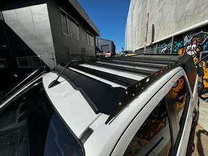 D Max: Isuzu D-Max (2021-2025) DMAX Dual Cab Slim Line Roof Rack - Meredith Metalworks