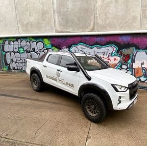 D Max: Isuzu D-Max (2021-2025) 4" Stainless Steel Snorkels Kit - Meredith Metalworks