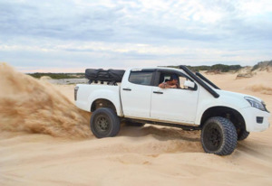 Isuzu D-Max (2012-2020) TWIN D-MAX 4" Stainless Steel Snorkel Kit - Meredith Metalworks