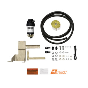 Toyota Landcruiser 70 Series (2012-2017) TURBO DIESEL PRE-FILTER KIT - Driver Side Mount