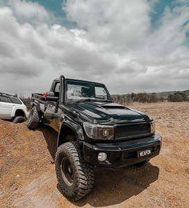 Landcruiser 1999 2020: Toyotoa Landcruiser (1999-2022) 5" 76/78/79 Series Landcruiser Stainless Steel Snorkel Kit - Meredith Metalworks