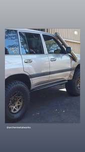 Landcruiser 1997 2007: Toyota Landcruiser (1998-2007) TWIN 100/105 Series LandCruiser 4" Stainless Steel Snorkel Kit - Meredith Metalworks