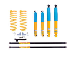 Landcruiser 1997 2007: Toyota Landcruiser 100 Series IFS 50mm/50mm suspension lift kit Bilstein B6