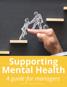 Products: Supporting Mental Health: A guide for managers. practicesafe