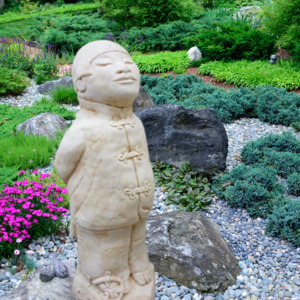 Chinese Boy Garden Statue - Precast Concrete