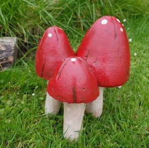 Products: Concrete Mushroom Trio - Precast Concrete