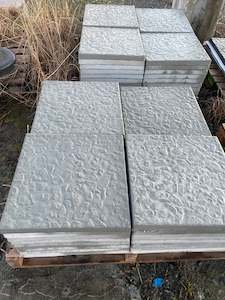 Products: 500mm x 500mm x 40mm Riverstone Paver