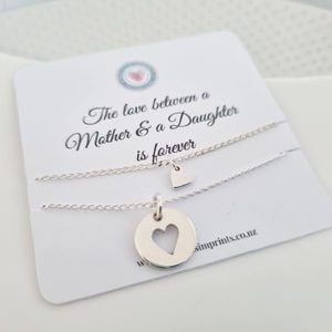 Products: Mother & Daughter Pendant set - Precious Imprints