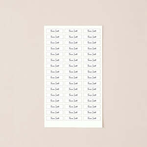 Blank Labels: Blank Iron On Clothing Labels