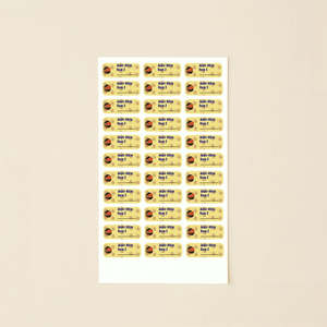 School Camp Sports: Book Labels