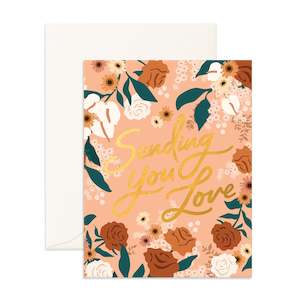 Sending you Love Greeting Card