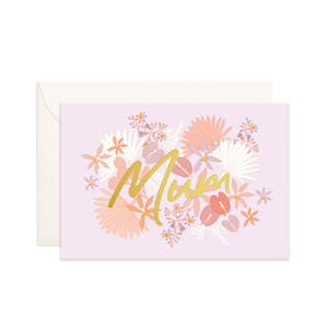 'Mum' Mini Greeting Card