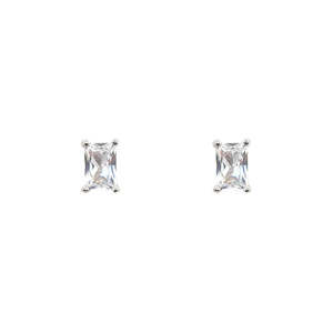 Grace: Grace 'Azure' Elegance Earrings | Silver CZ