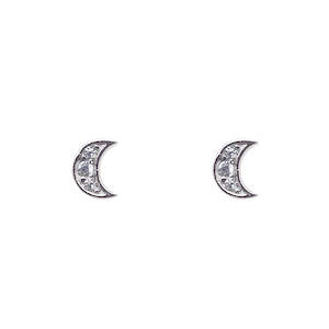Grace 'Glow' Stud Earrings | Silver CZ RH