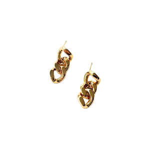 Lindi Kingi | Goddess | Chain | Gold Plated | Earrings