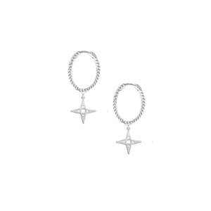 Queen Of The Foxes: Lindi Kingi | Engraved with Tiny Star | Earrings