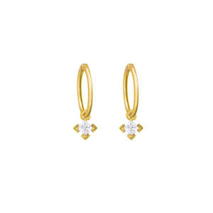 Lindi Kingi | A Dusting of Jewels | Embellishment | Gold Plated | Sleepers