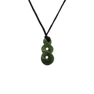 Wild at Heart Double Twist 22mm Pounamu Pendant