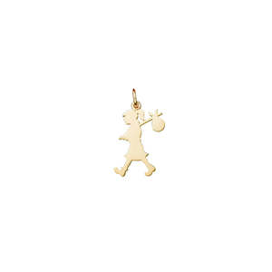 Karen Walker | Large Runaway Girl Charm | YG Plated