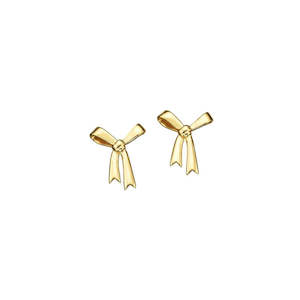 Karen Walker | Bow Stud Earrings | YG Plated