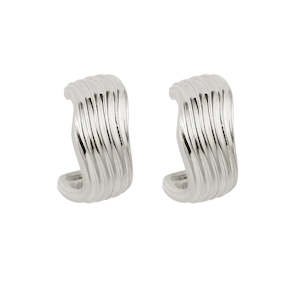 Kirstin Ash | Rise Half Hoops | Stg