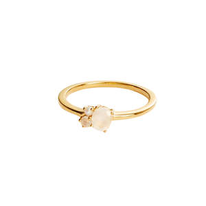 by charlotte | Ring | Birthstone | Moonstone | 18YGP