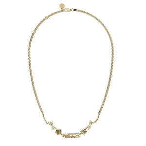 Stolen Girlfriends Club Rose Pin Necklace – Gold Plated