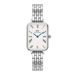 Daniel Wellington Quadro Roman Numerals 5-Link Silver