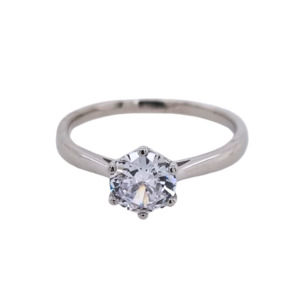 Promise 'Regal' 6 Claw Solitaire Ring